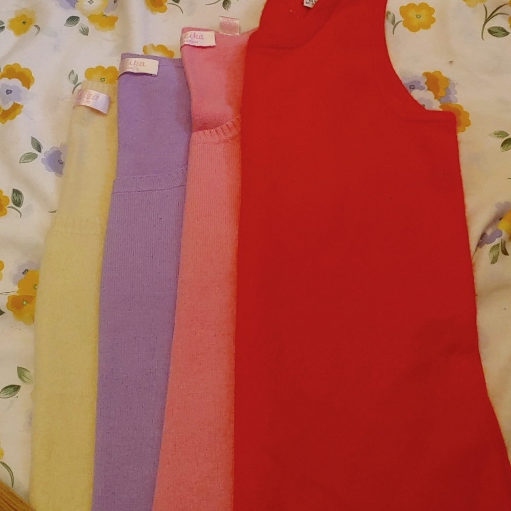 Malika cashmere sleeveless bundle